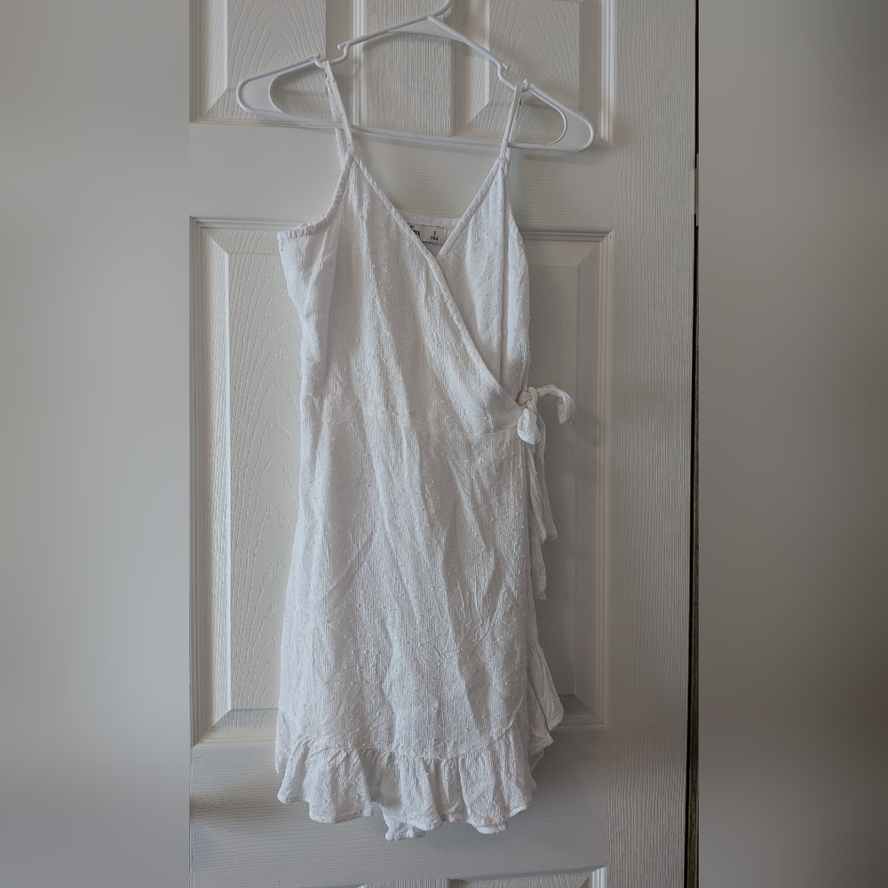 White Wrap Dress